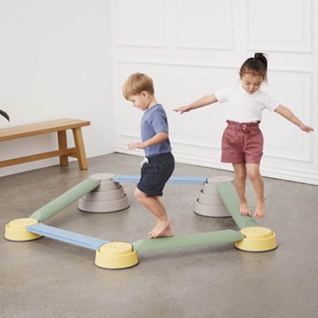 Gonge Build n Balance Set mit Slackline und Kippscheibe